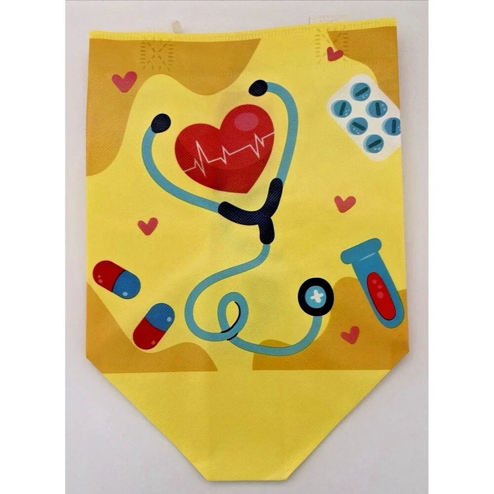 12 Pcs Nurse Medical Appreciation Gifts Bags or Tote Thank You Heavy Plastic